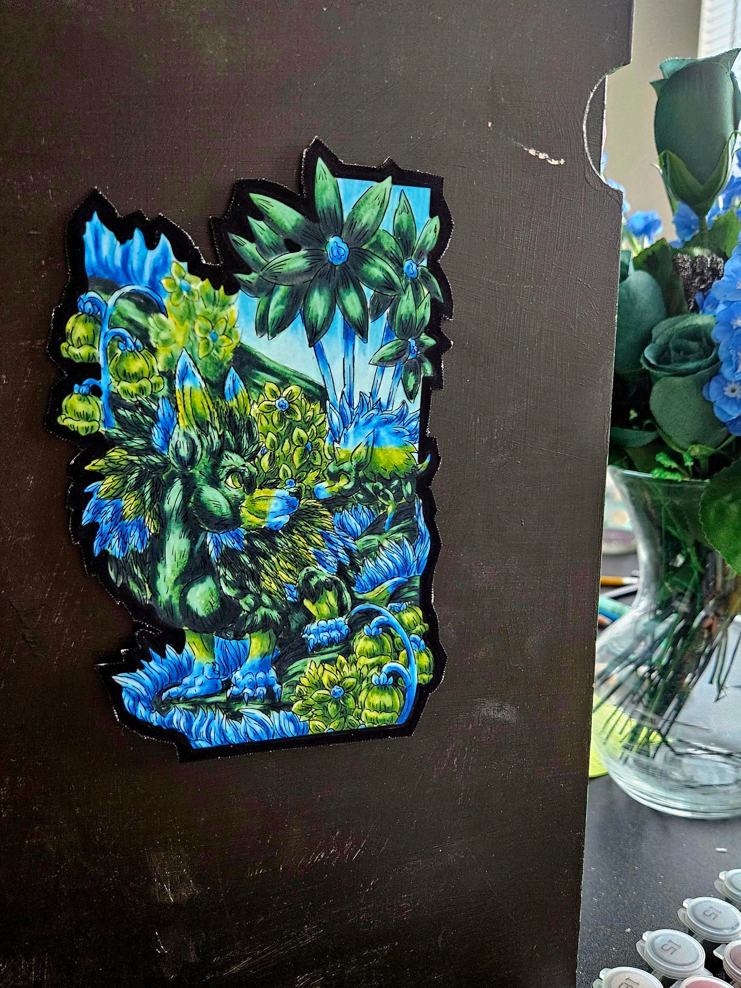 Clover the Hedgehog Die-Cut Jumbo Sticker