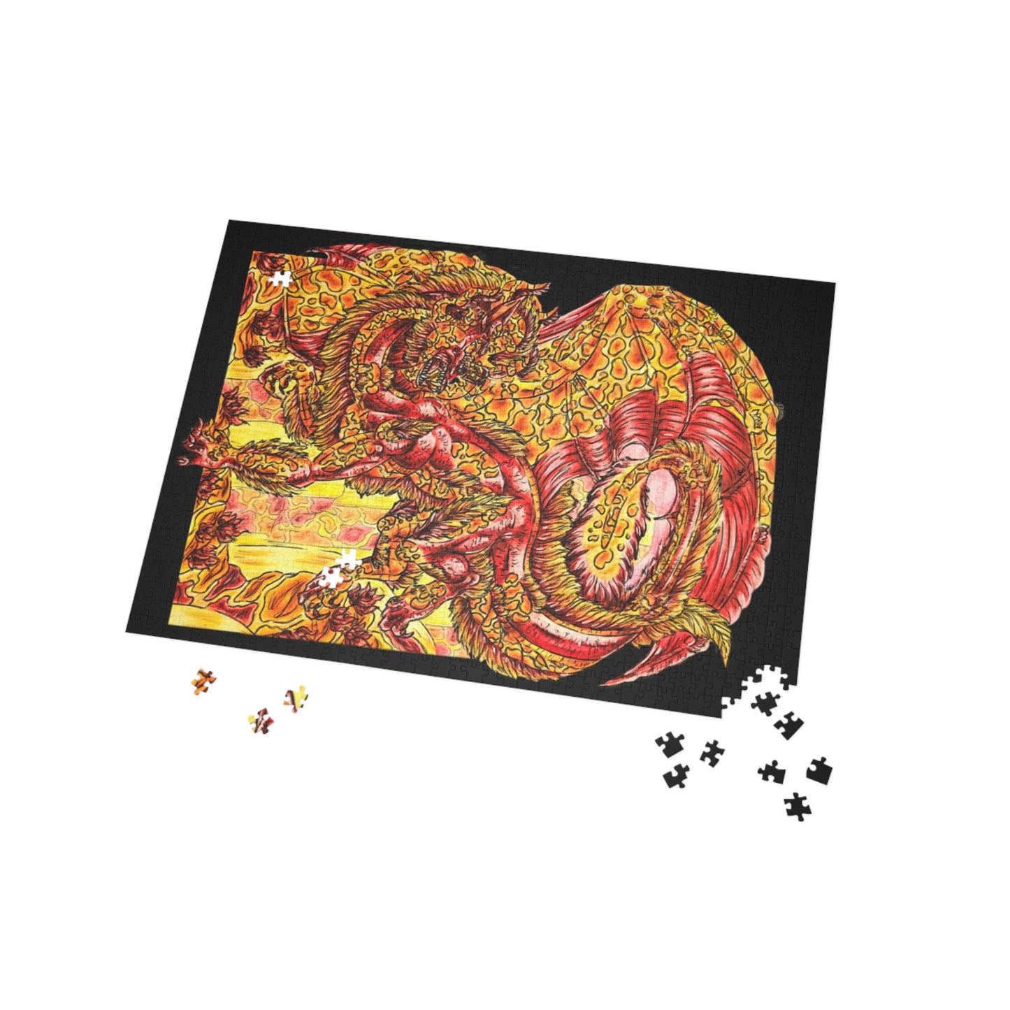 Fire Dragon 1000-Piece Puzzle