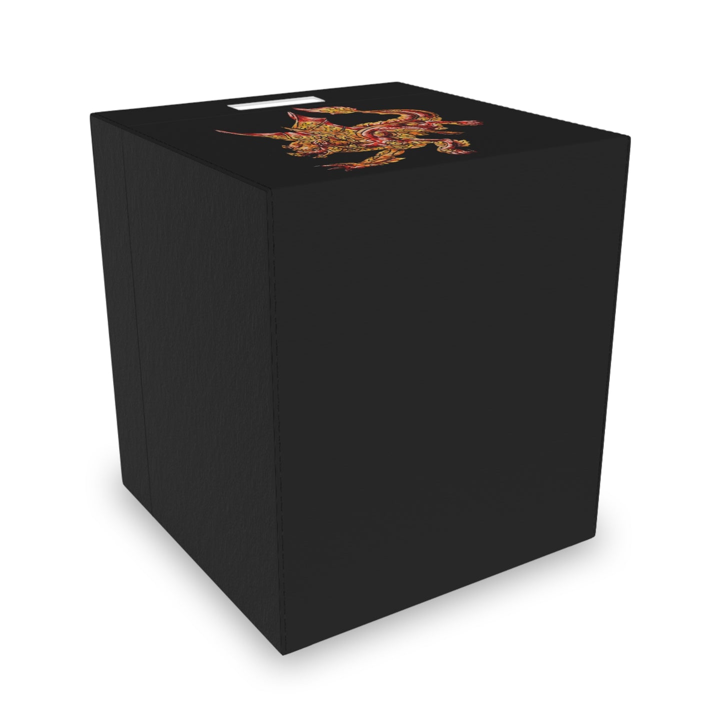 Cutesy Fire Dragon Felt Storage Box