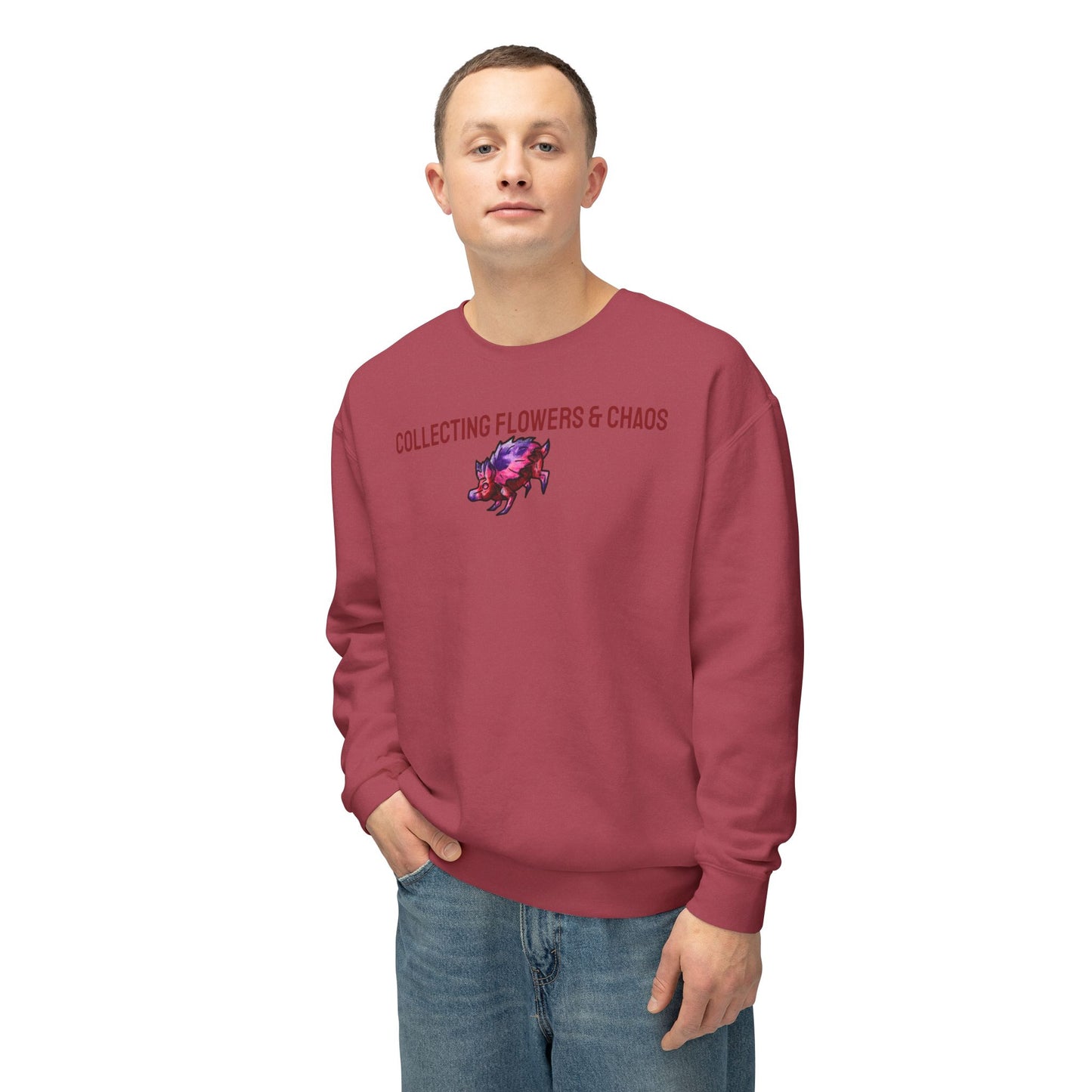 Chibi Azalea the Hedgehog- Collecting- Chibi Hedgehog- Cute Animal - Crewneck