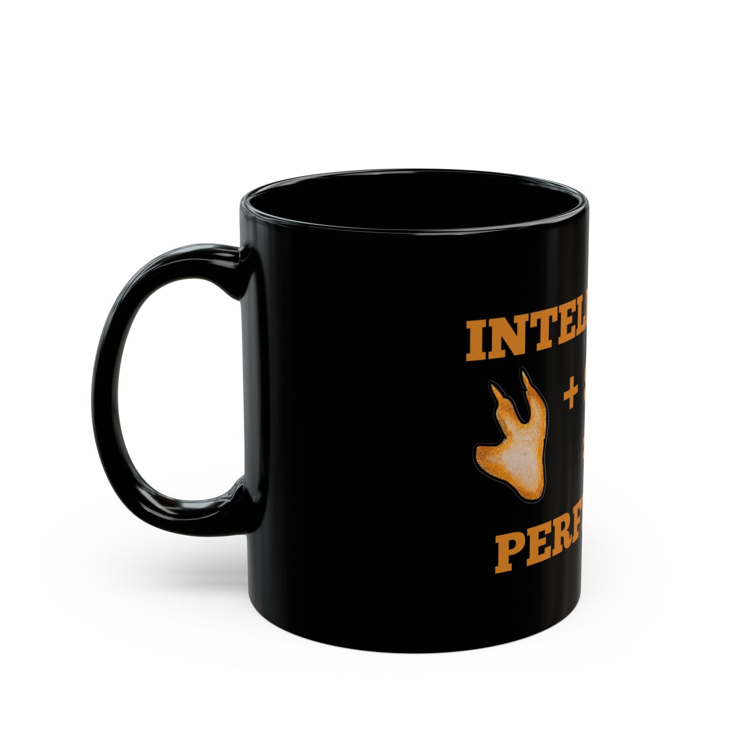 Intelligence + Speed = Perfection Mug | 11oz & 15oz Black Coffee Cup