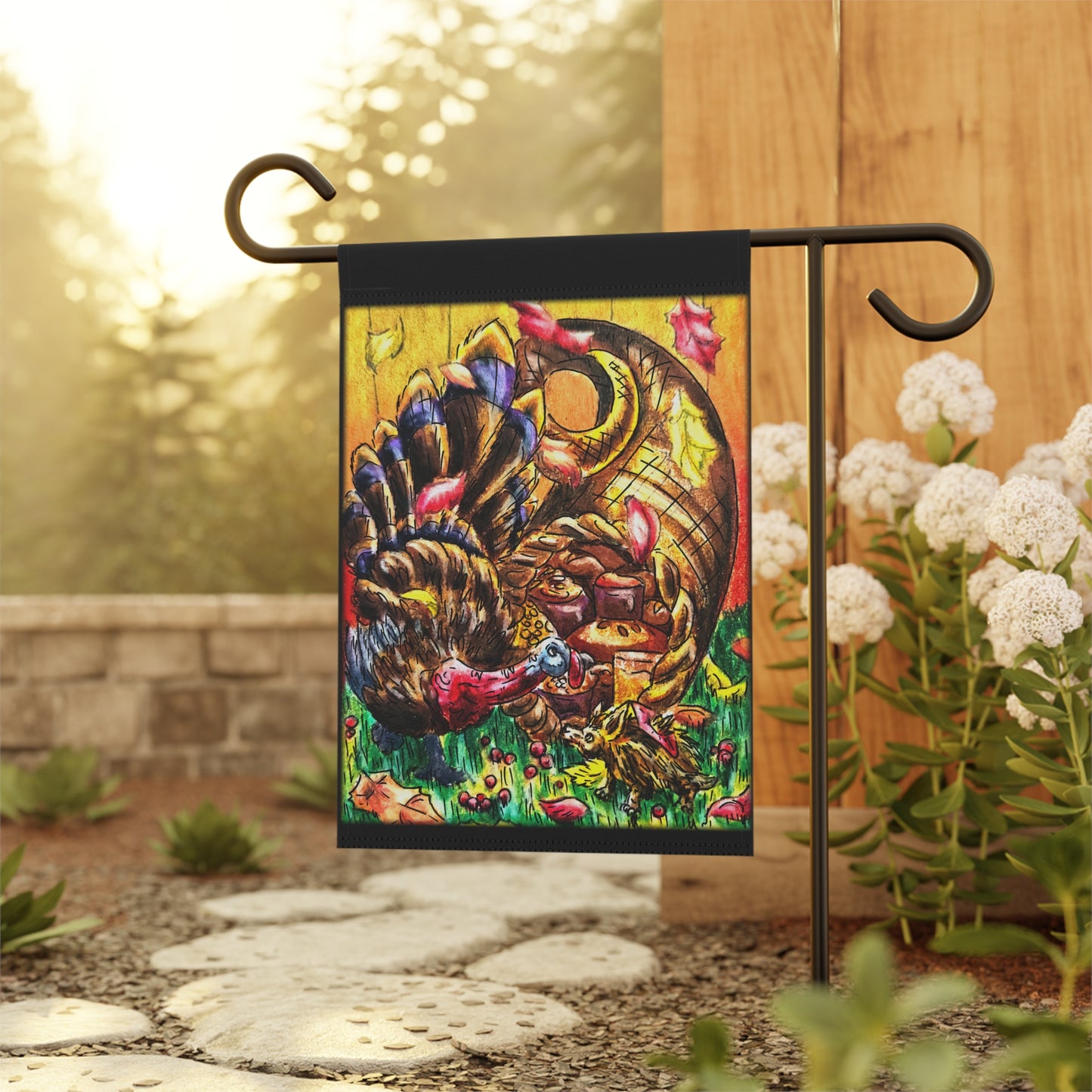 Fall Garden & House Banner