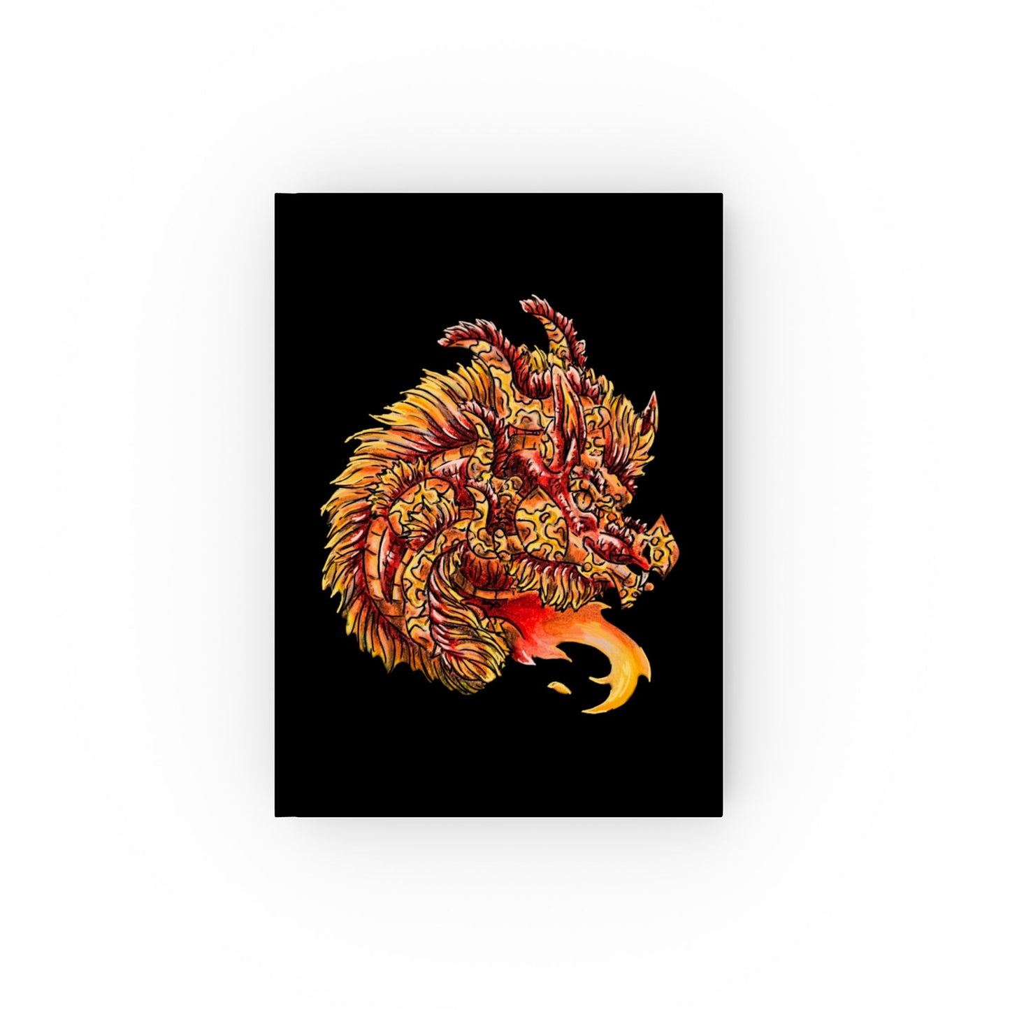 Fire Dragon Hard Backed Journal
