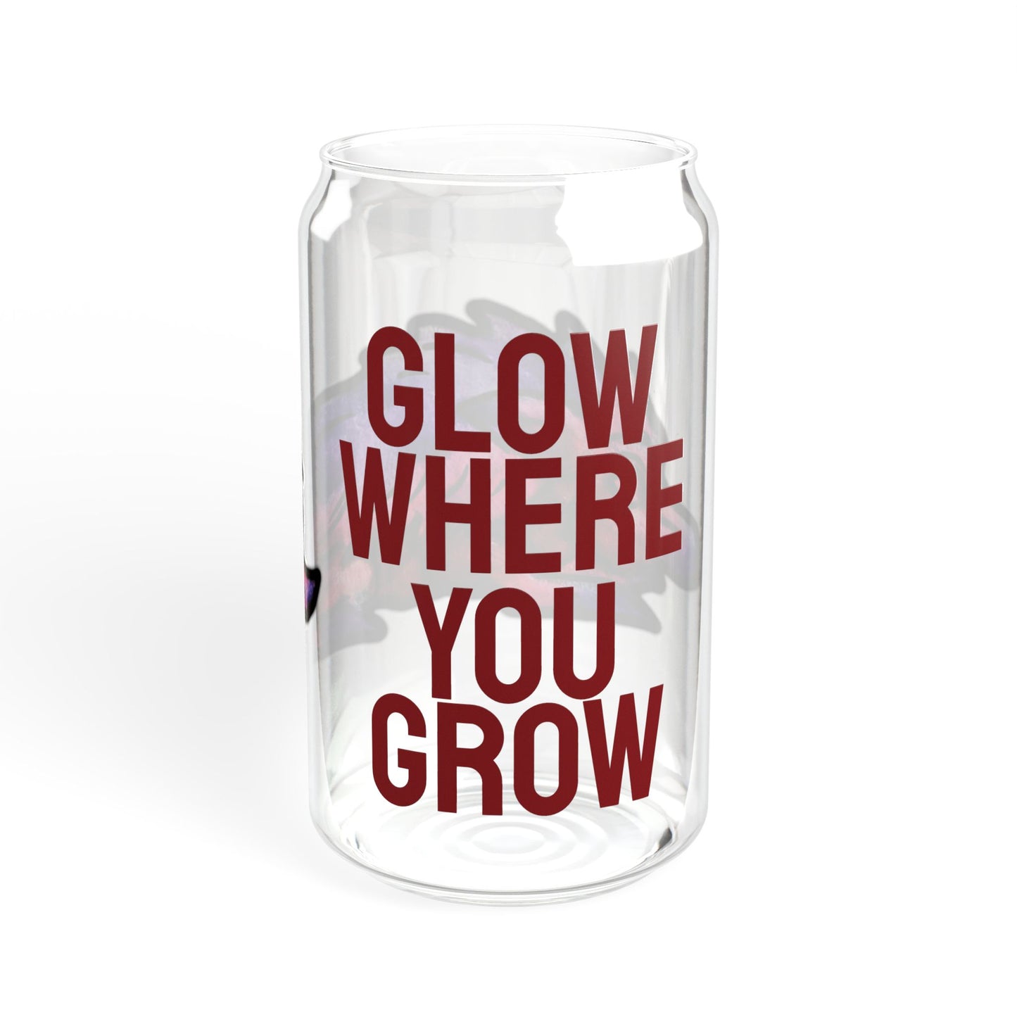 Chibi Azalea the Hedgehog- Glow- Chibi Hedgehog- Cute Animal - Glass Tumbler 16oz