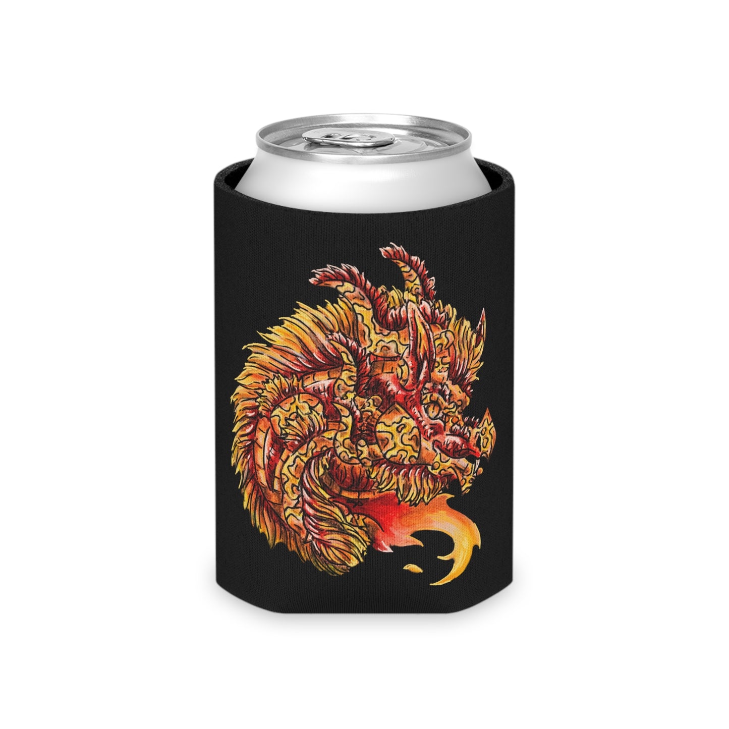 Fire Dragon Head Can Cooler