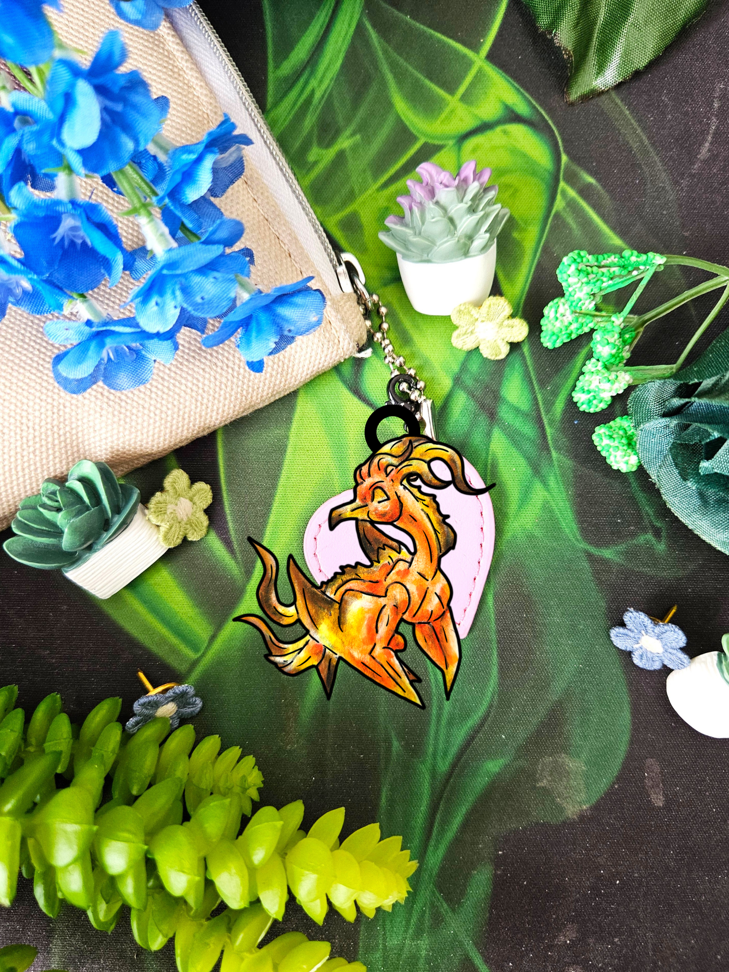 Chibi Cayene the Pheonix Charms 3pk