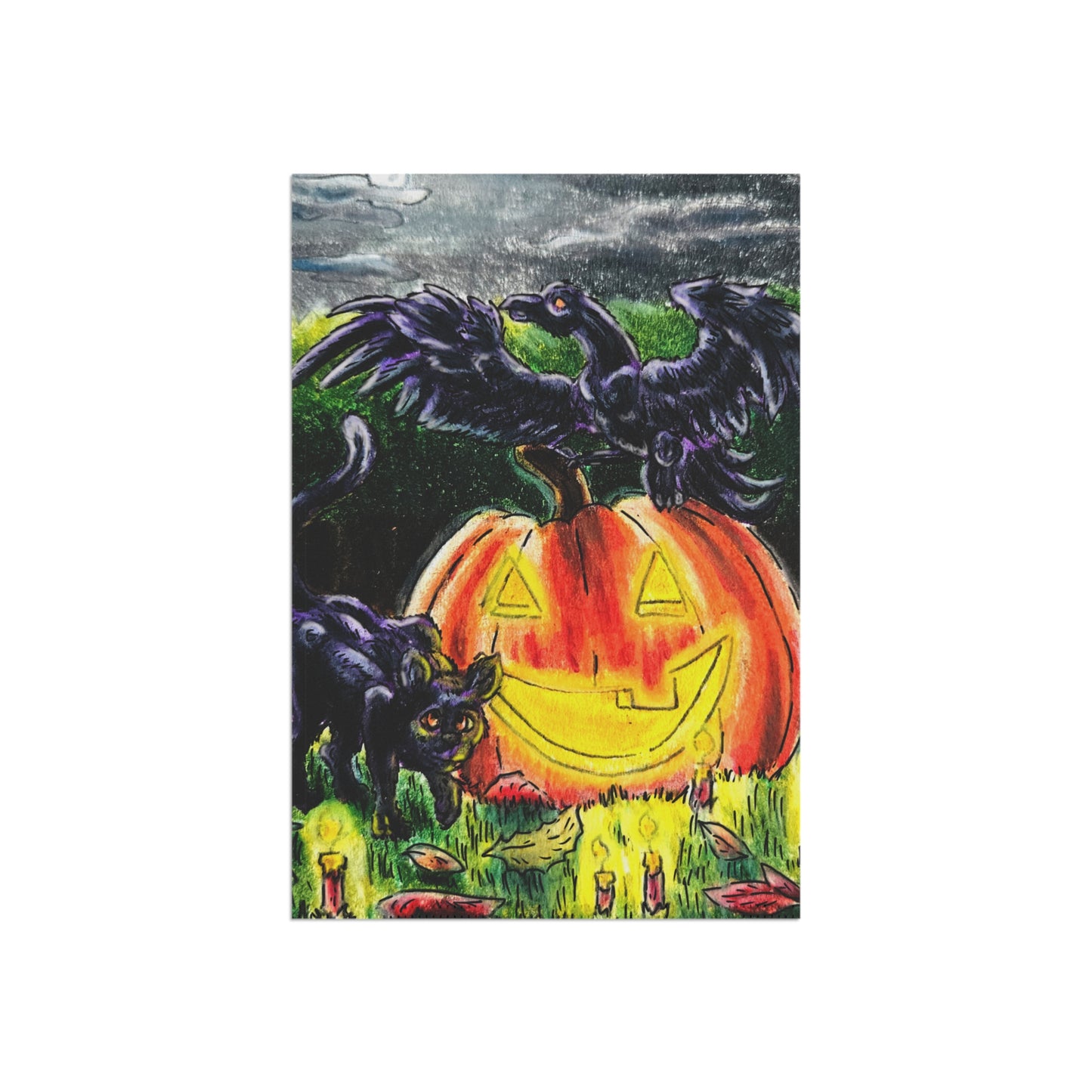Halloween Garden & House Banner