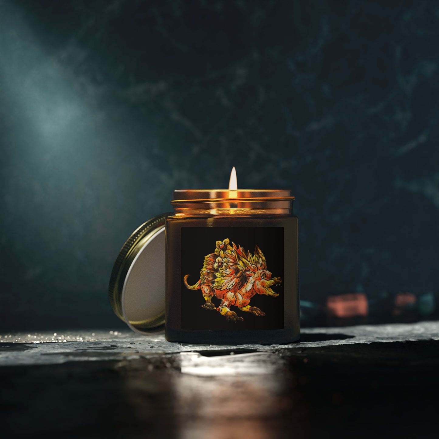 Aster the Hedgehog- Chibi Hedgehog- Cute Animal - Scented Candle