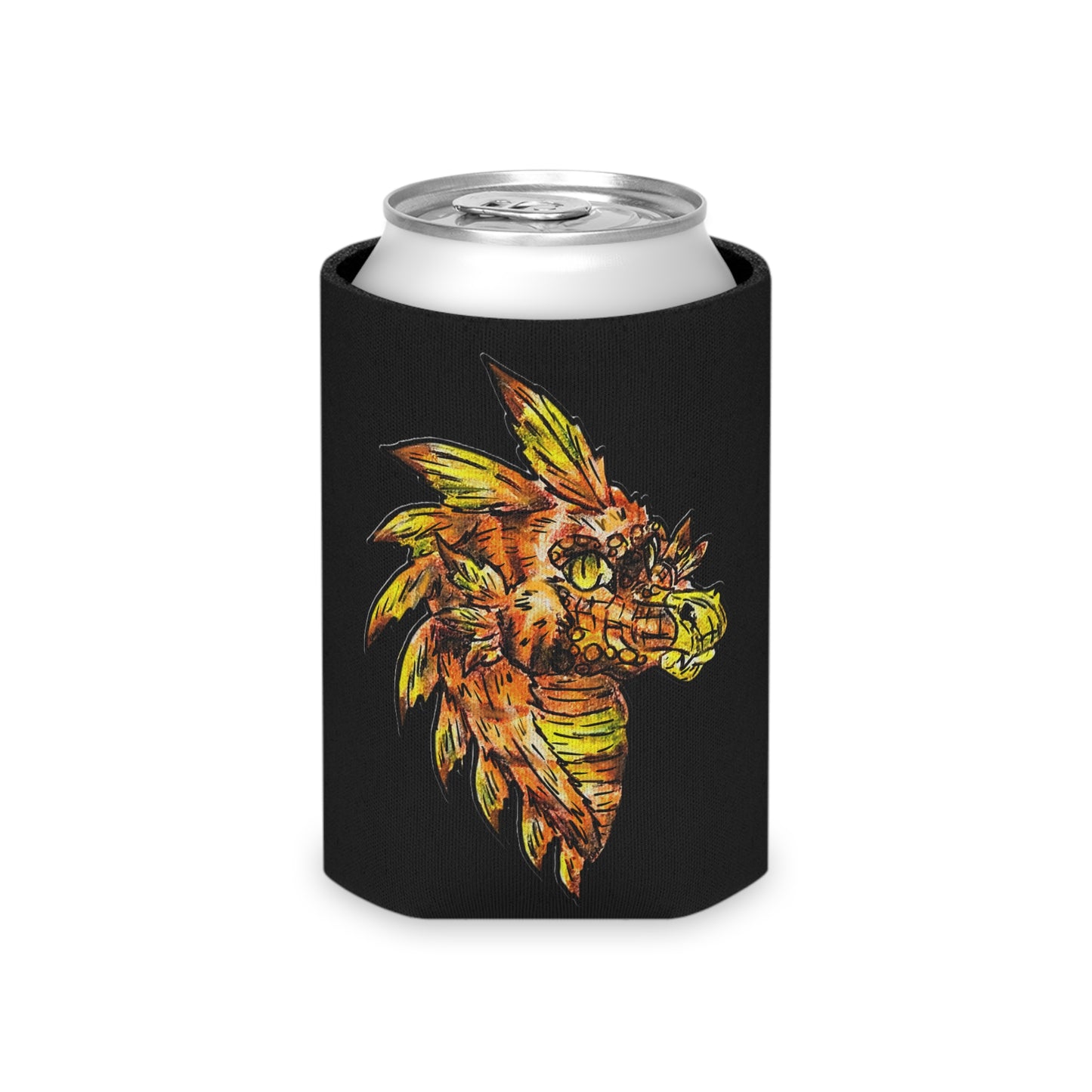 Caena the Raptor Head Can Cooler