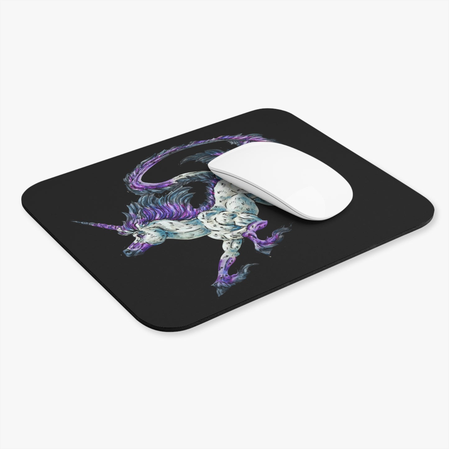 Unicorn Jump Mouse Pad (Rectangle)