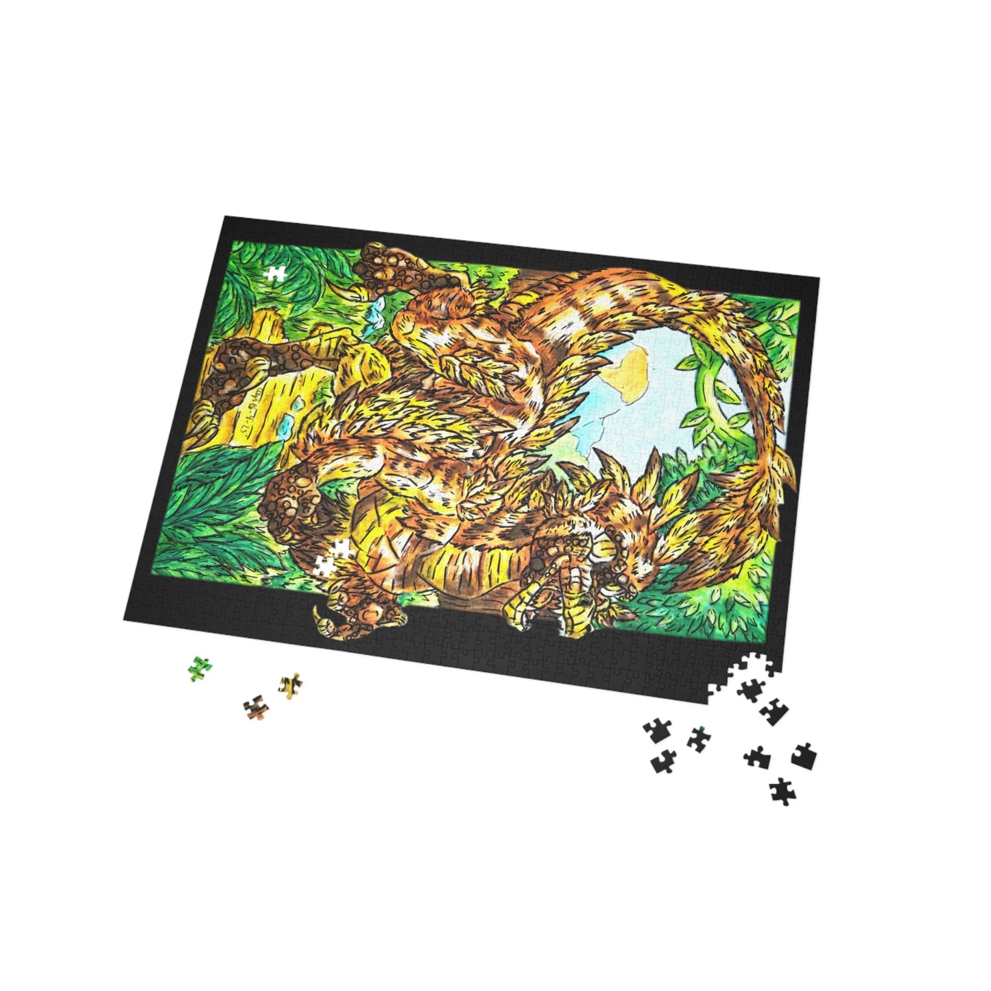 Caena the Raptor 1000-Piece Puzzle