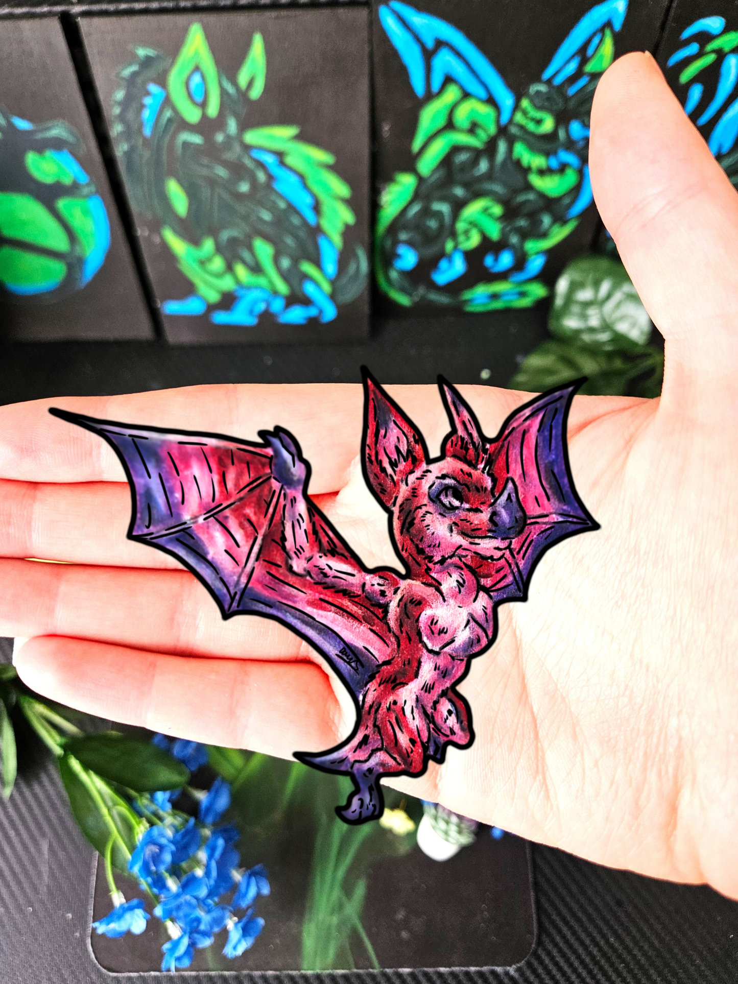 Myra the Bat Sticker