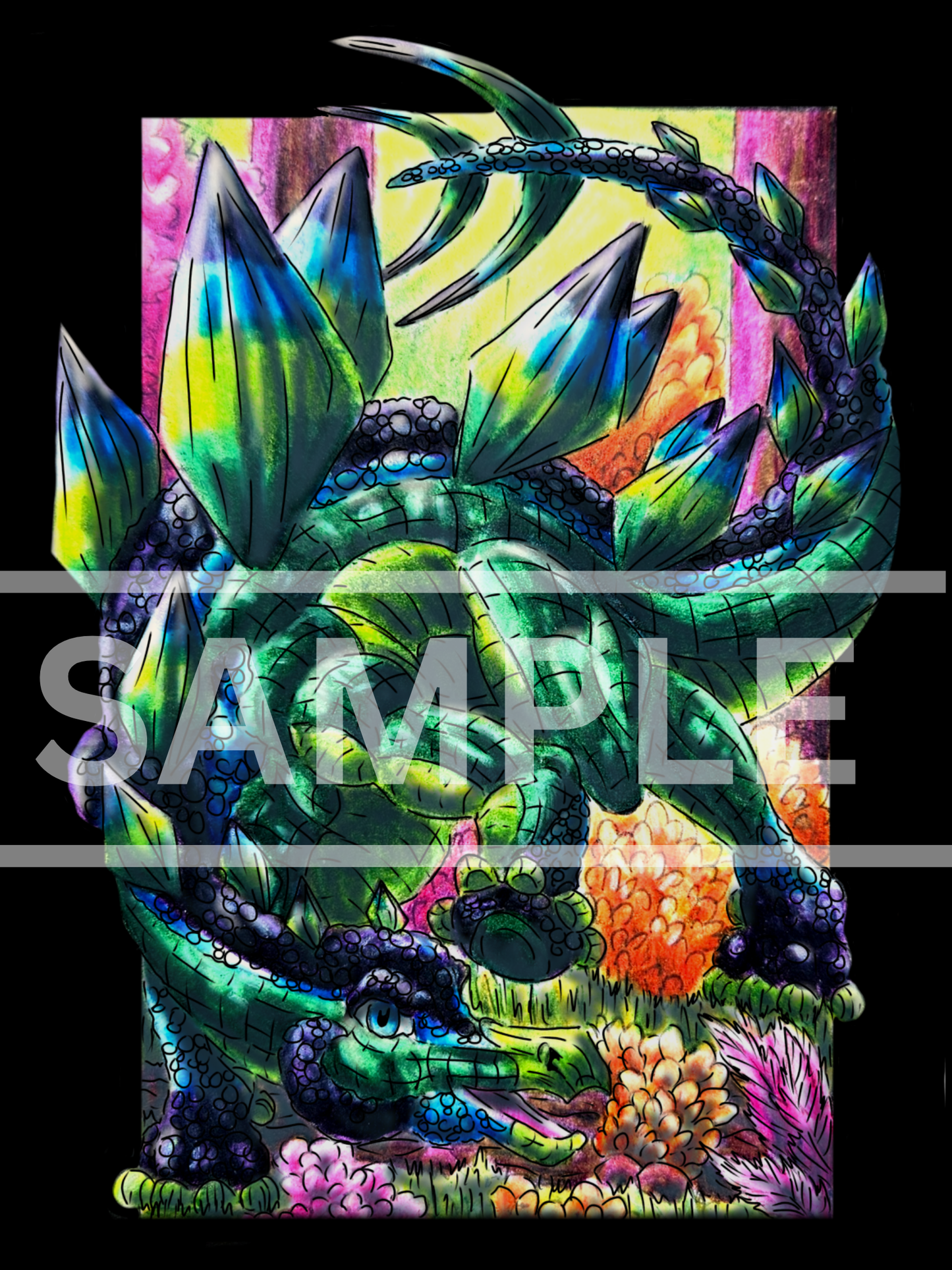 Arith the Stegosaurus Digital DOWNLOAD Print