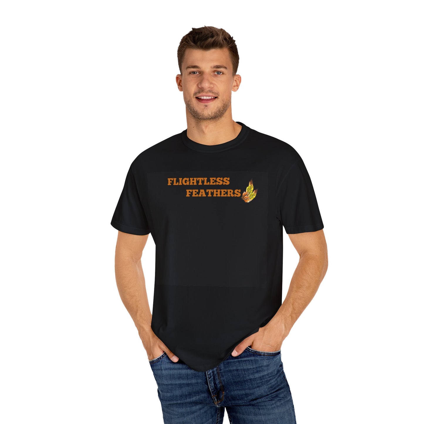Flightless Feathers Unisex Garment-Dyed T-shirt