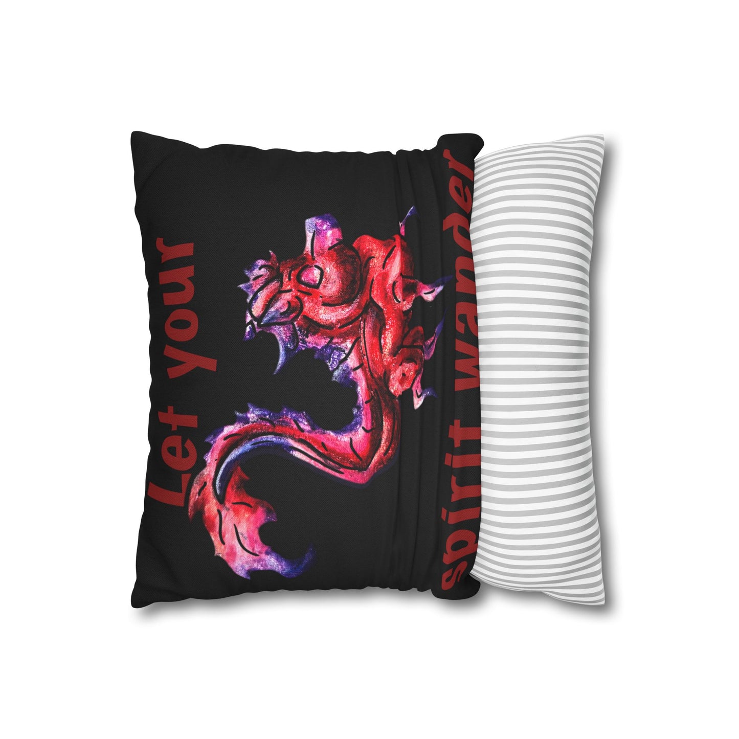 Chibi Myer the Kirin- Fantasy Animal - Kirin Gift- Double- sided Pillow Cover