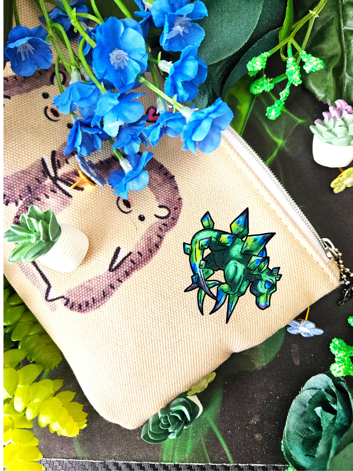 Chibi Arith the Stegosaurus 3pk Shrink Pins