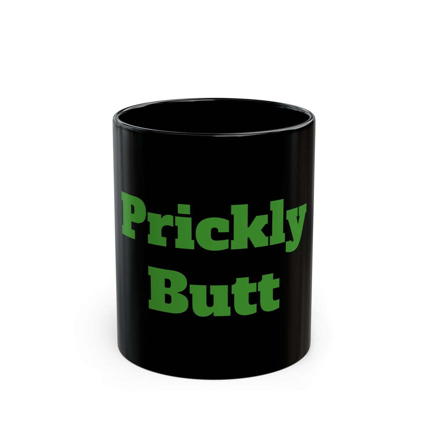 Prickly Butt Mug 11oz Black Coffee Cup
