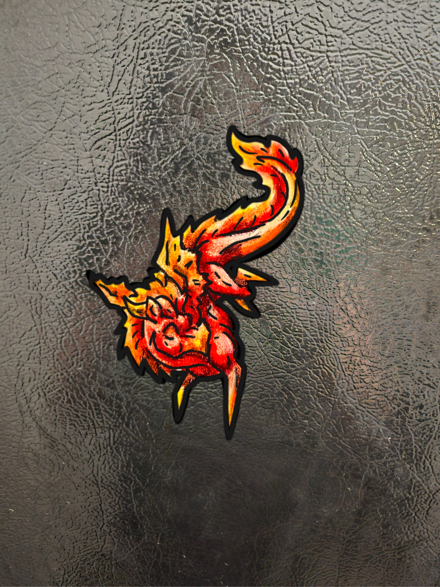 Fire Dragon Magnets 3pk