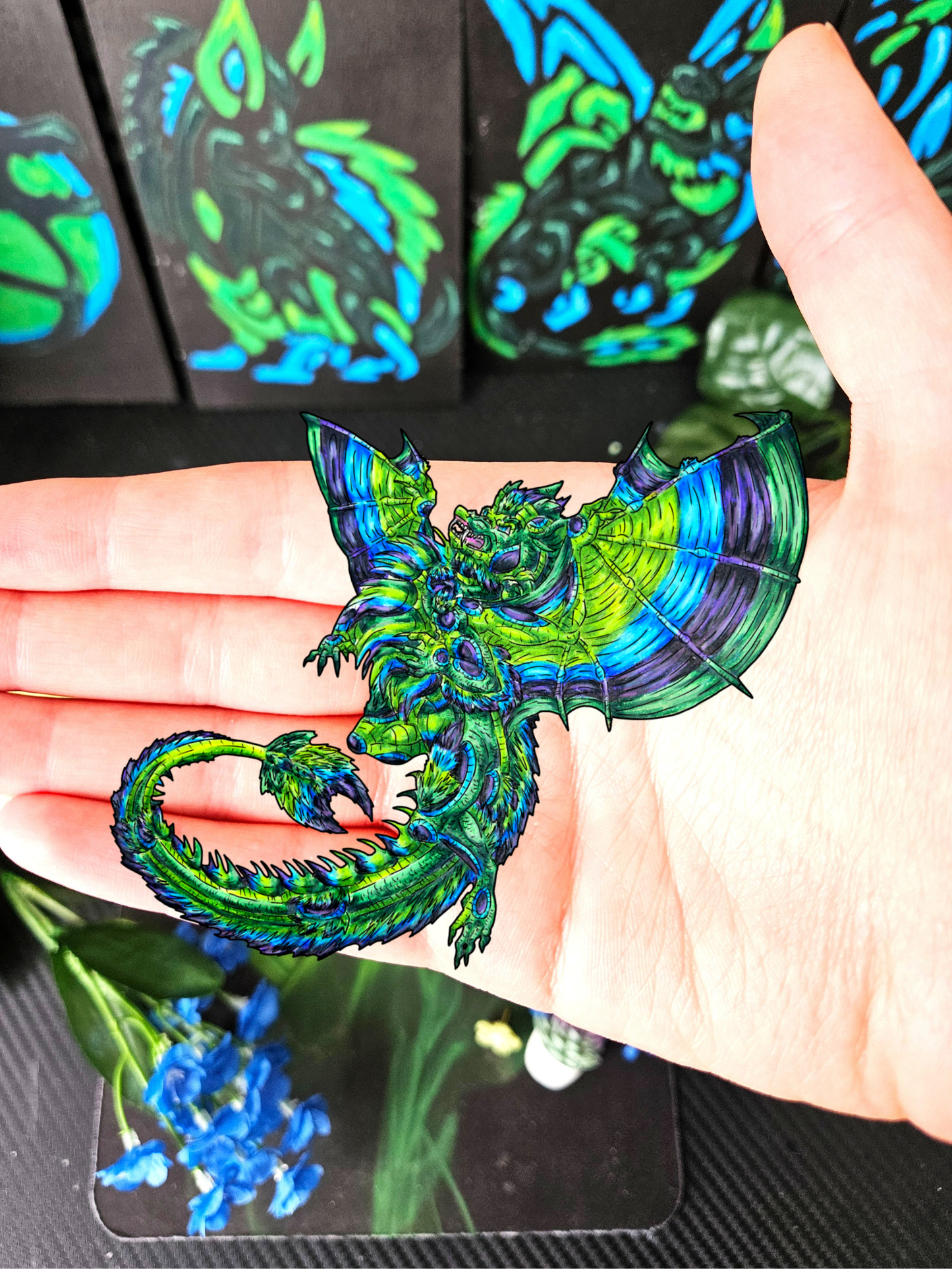 Arlith the Dragon Body Sticker