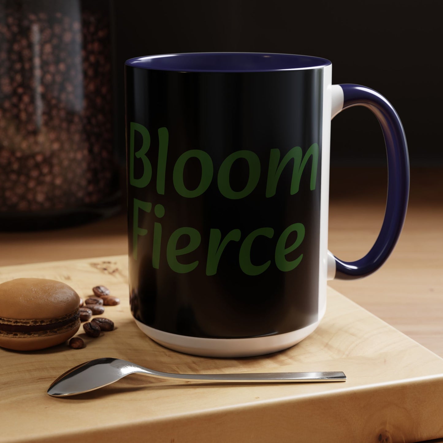 Chibi Spring Dragon- Bloom Fierce - Fantasy Nature- Mythical Creature- Forest Guardian Art - Dragon Lover Gift Coffee Mug