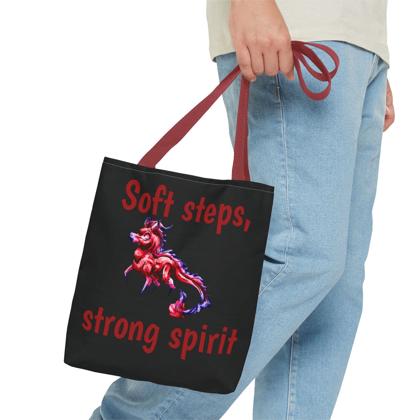 Chibi Myer the Kirin- Fantasy Nature- Mythical Creature- Kirin Gift - Double-Sided Tote Bag