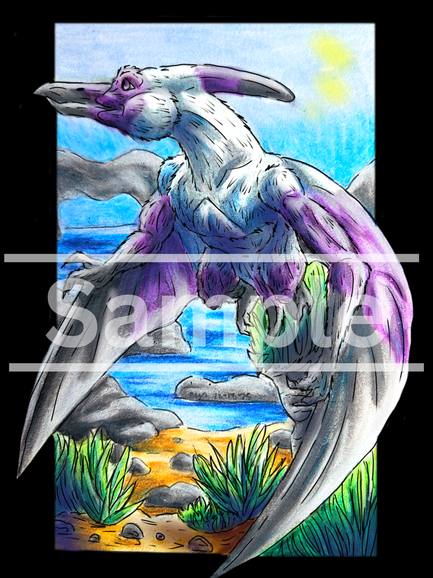 Siln the Pterodactyl DOWNLOAD Print