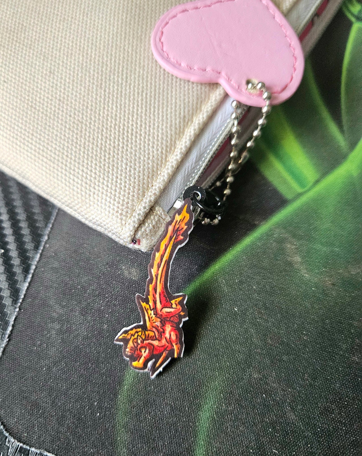 Mini Fire Dragon Fly Charm