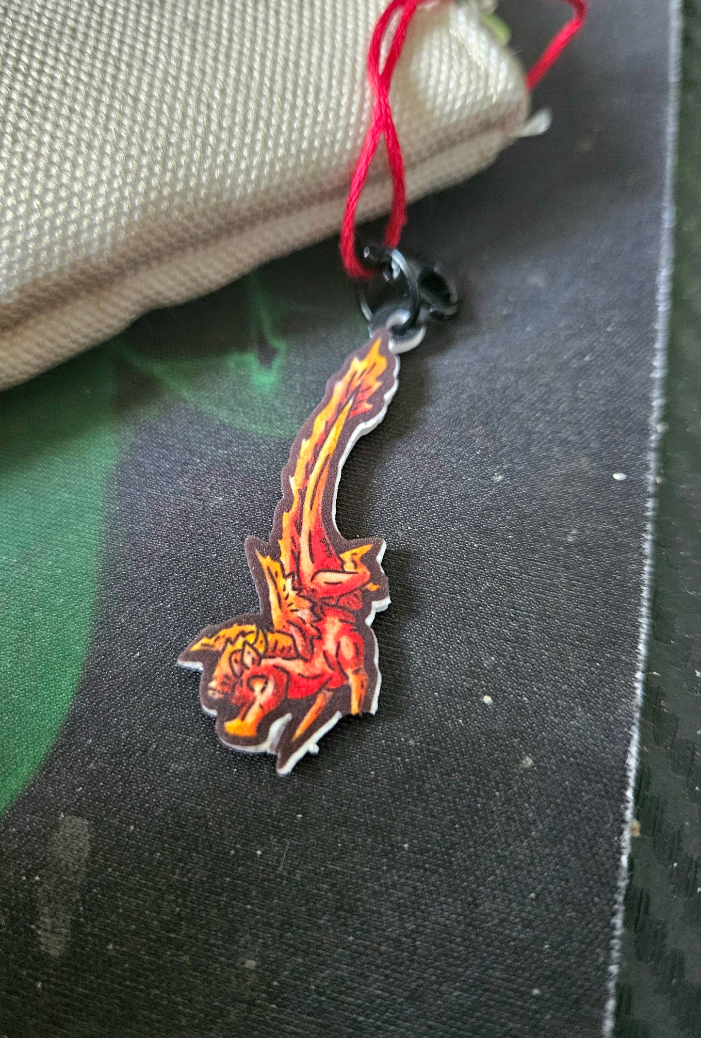 Mini Fire Dragon Fly Charm
