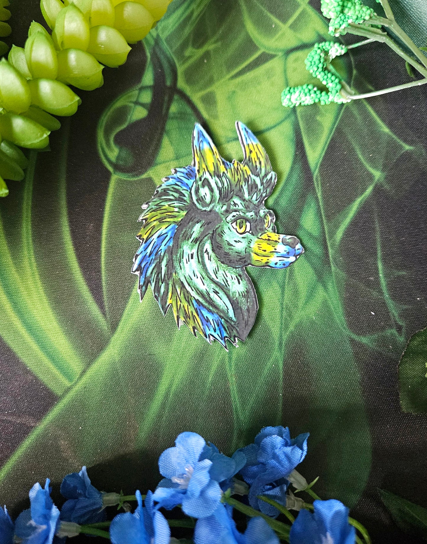 Clover the Hedgehog Head Sticker