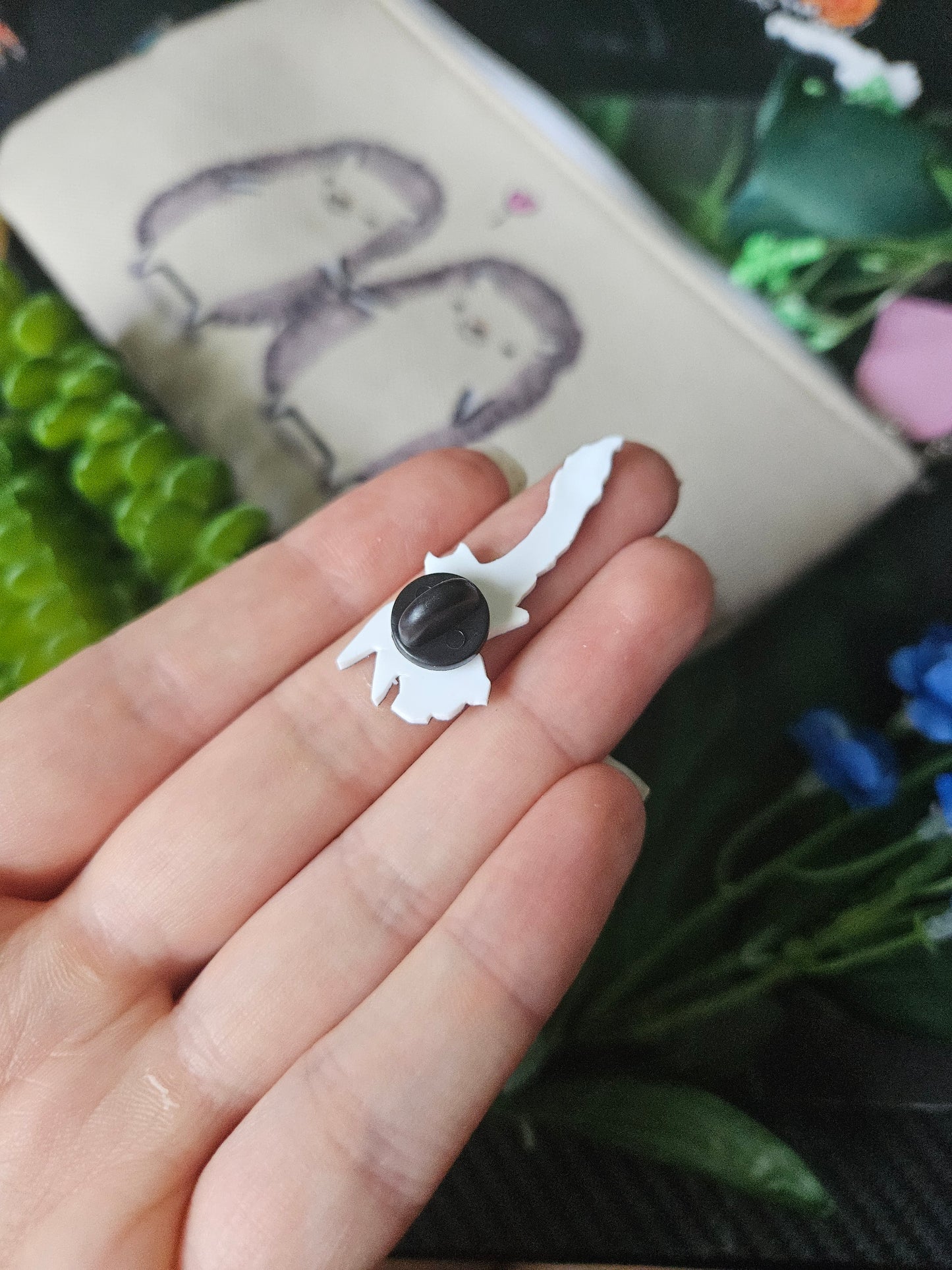 Mini Fire Dragon Fly Pin