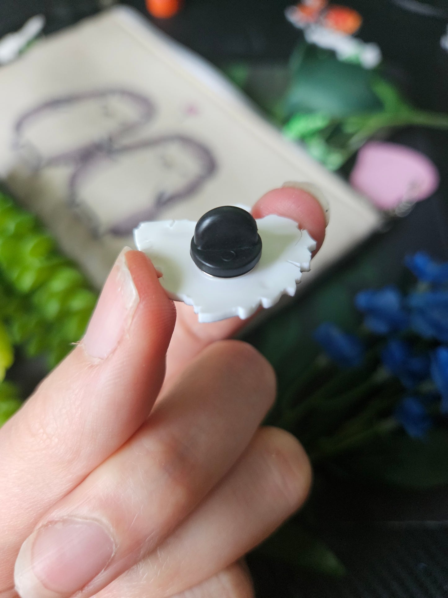 Mini Fire Dragon Head Pin