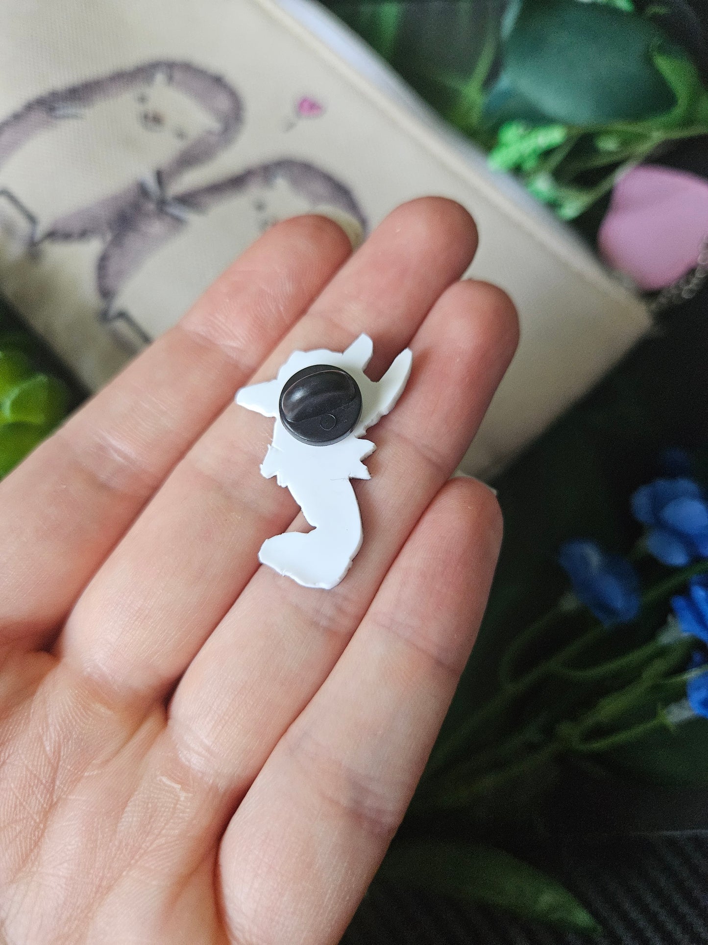 Mini Fire Dragon Land Pin