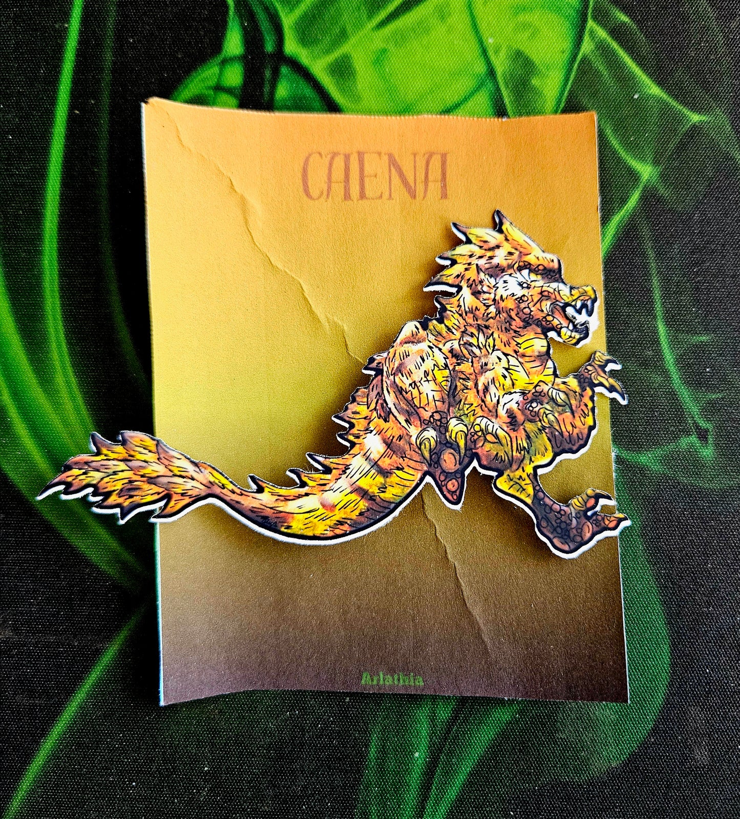 Caena the Raptor Attack Sticker