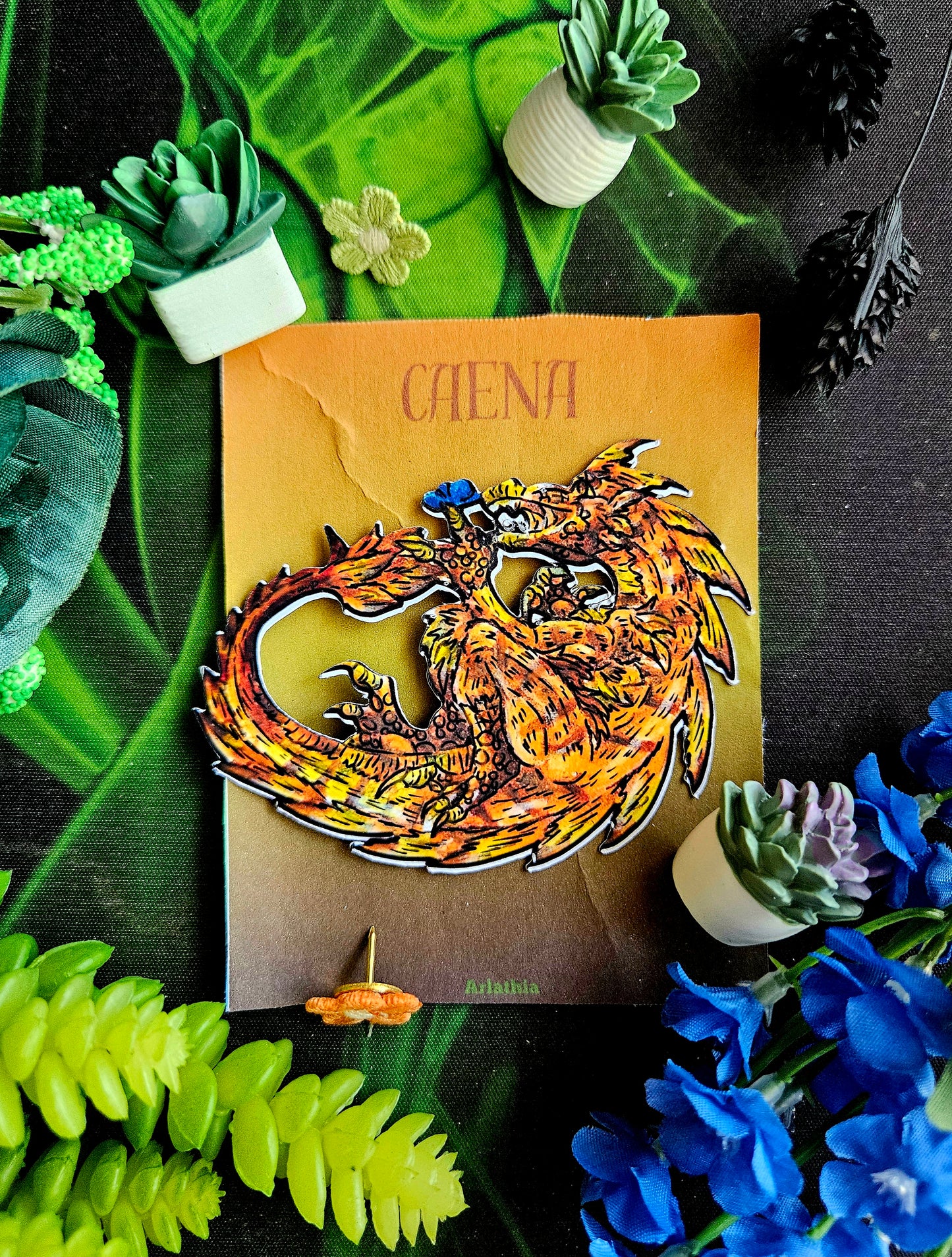 Caena the Raptor Play Magnet