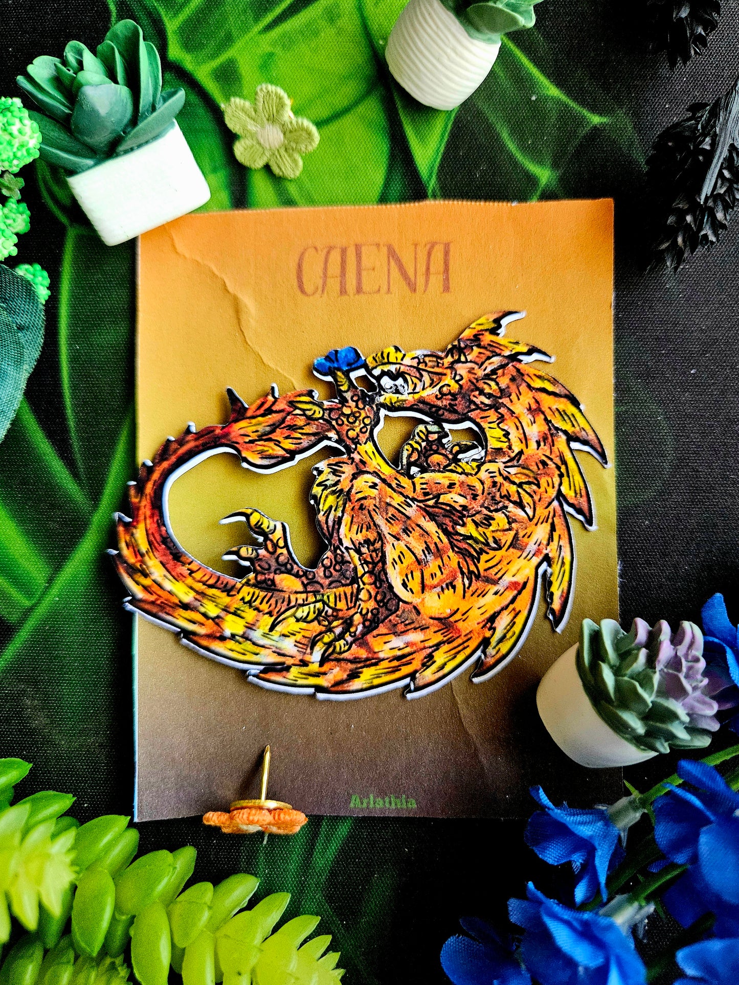 Caena the Raptor Play Magnet