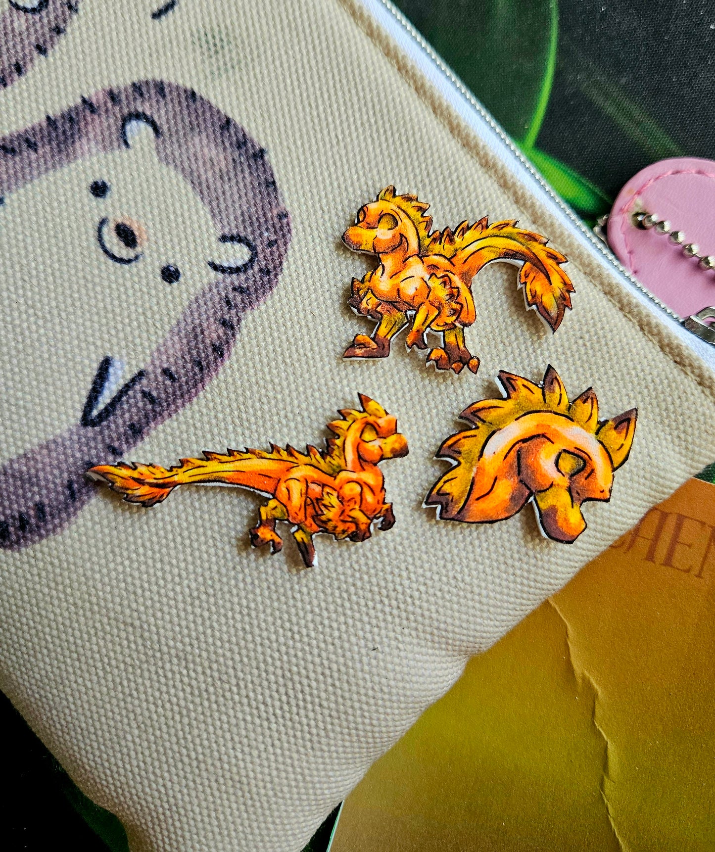 Minis Caena the Raptor Multi-Pack Pins