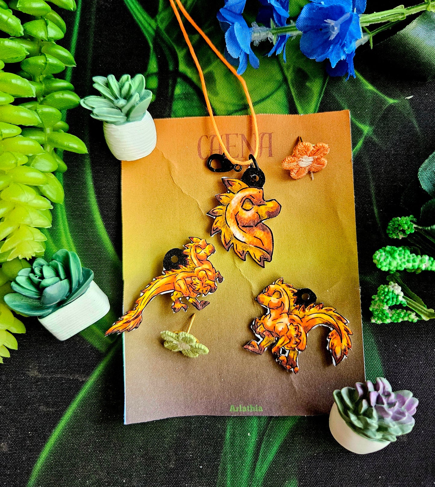 Minis Caena the Raptor Multi-Pack Charms