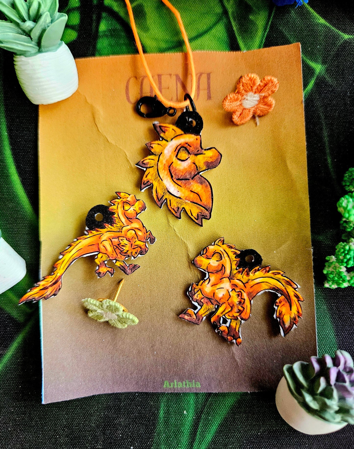 Minis Caena the Raptor Multi-Pack Charms
