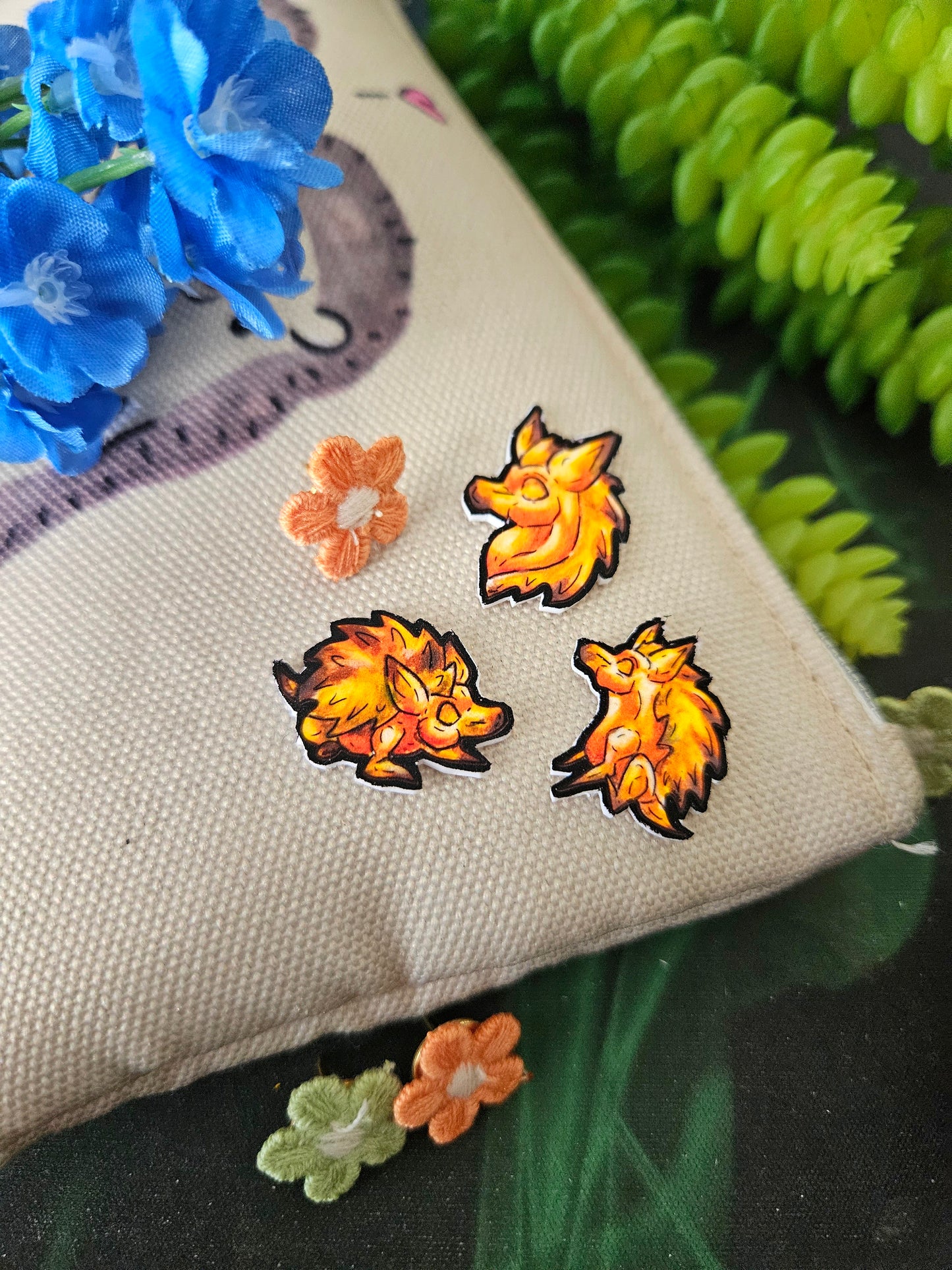 Minis Aster the Fall Hedgehog Multi-Pack Pins