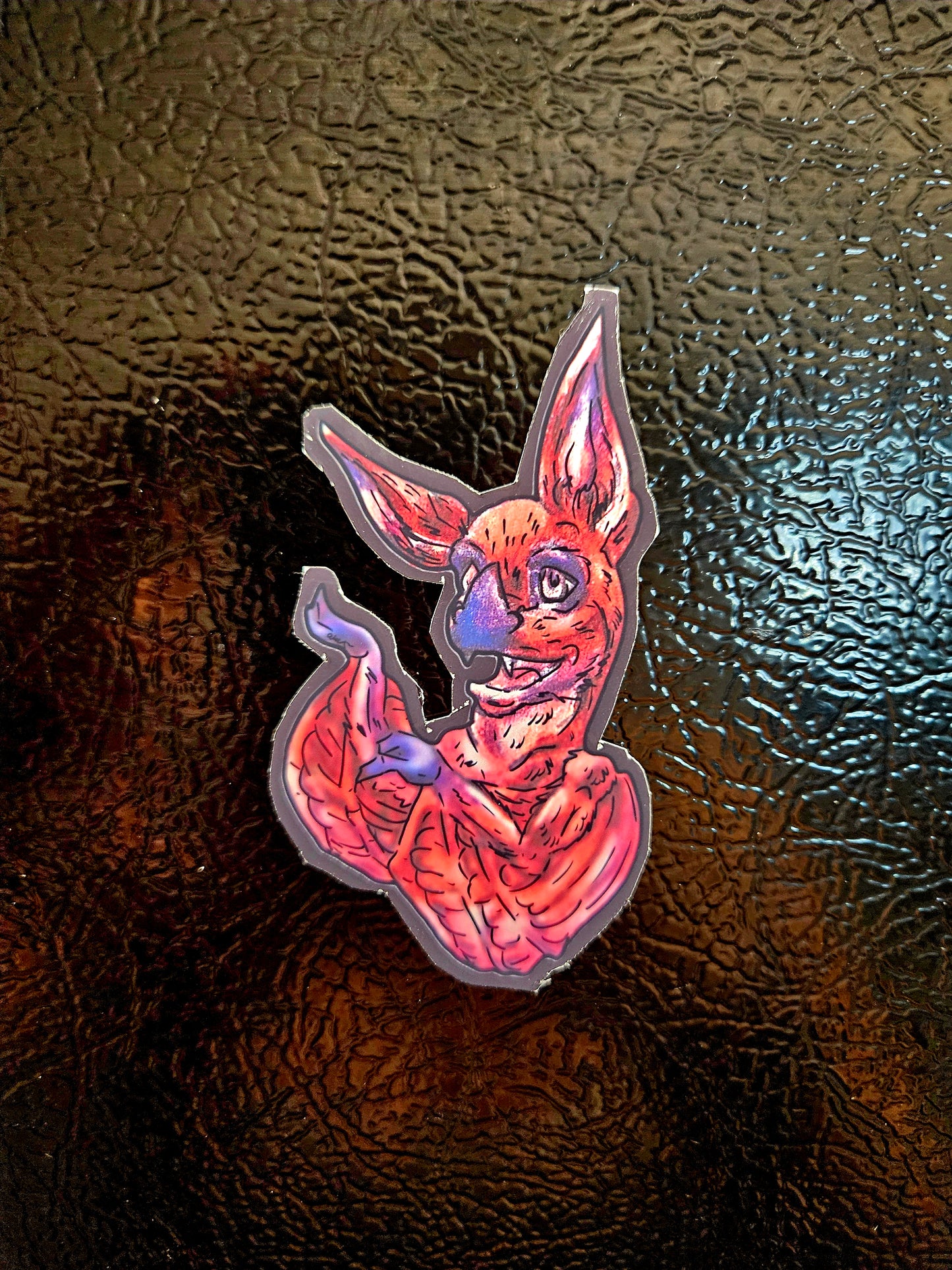 Myra the Bat Head Magnet