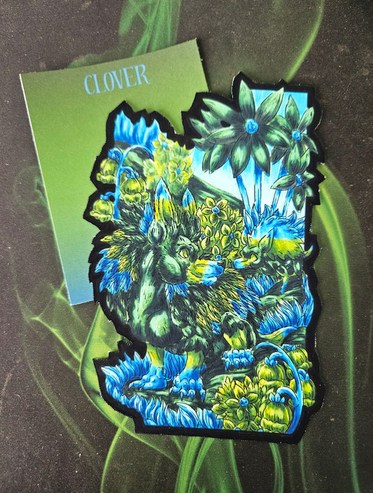 Clover the Hedgehog Die-Cut Print/Bookmark