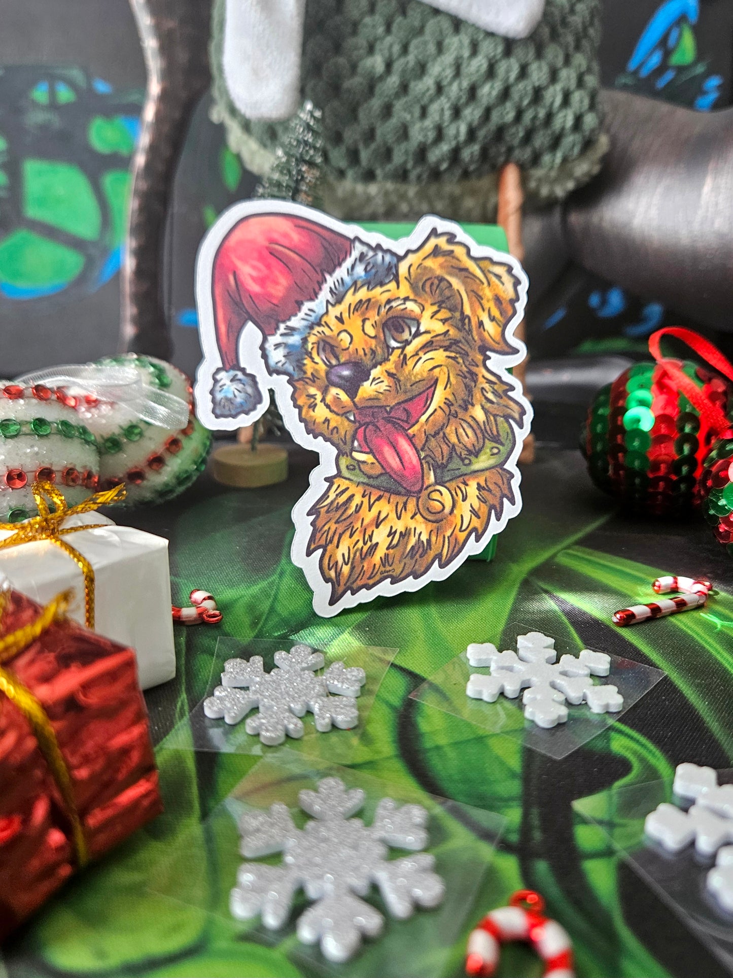 Settia the Dog Head Sticker