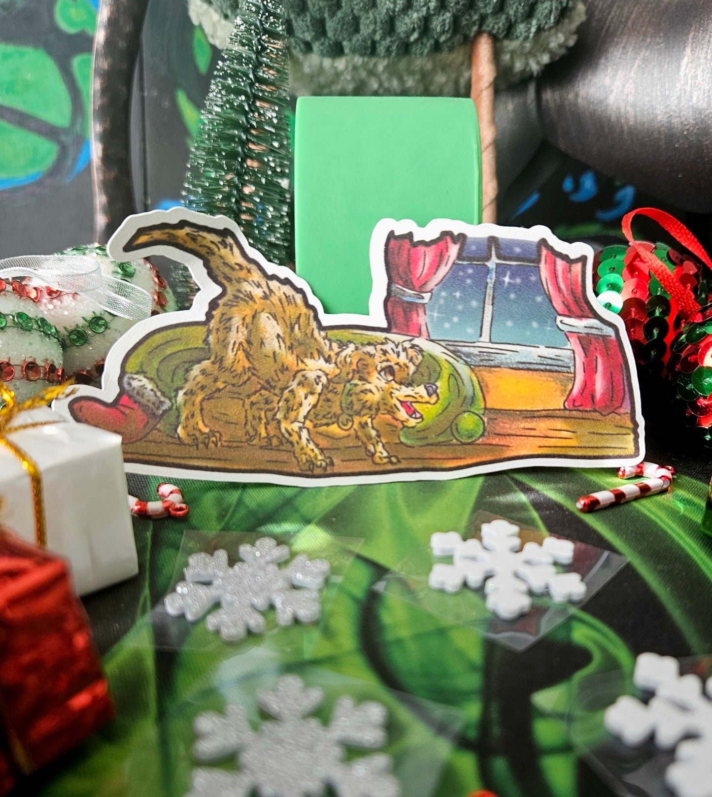 Settia the Dog Full Body Sticker