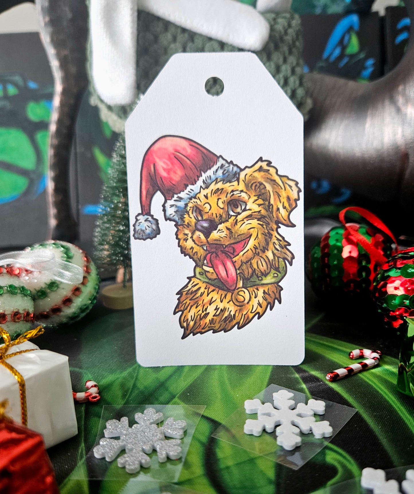Settia the Dog Gift Tag