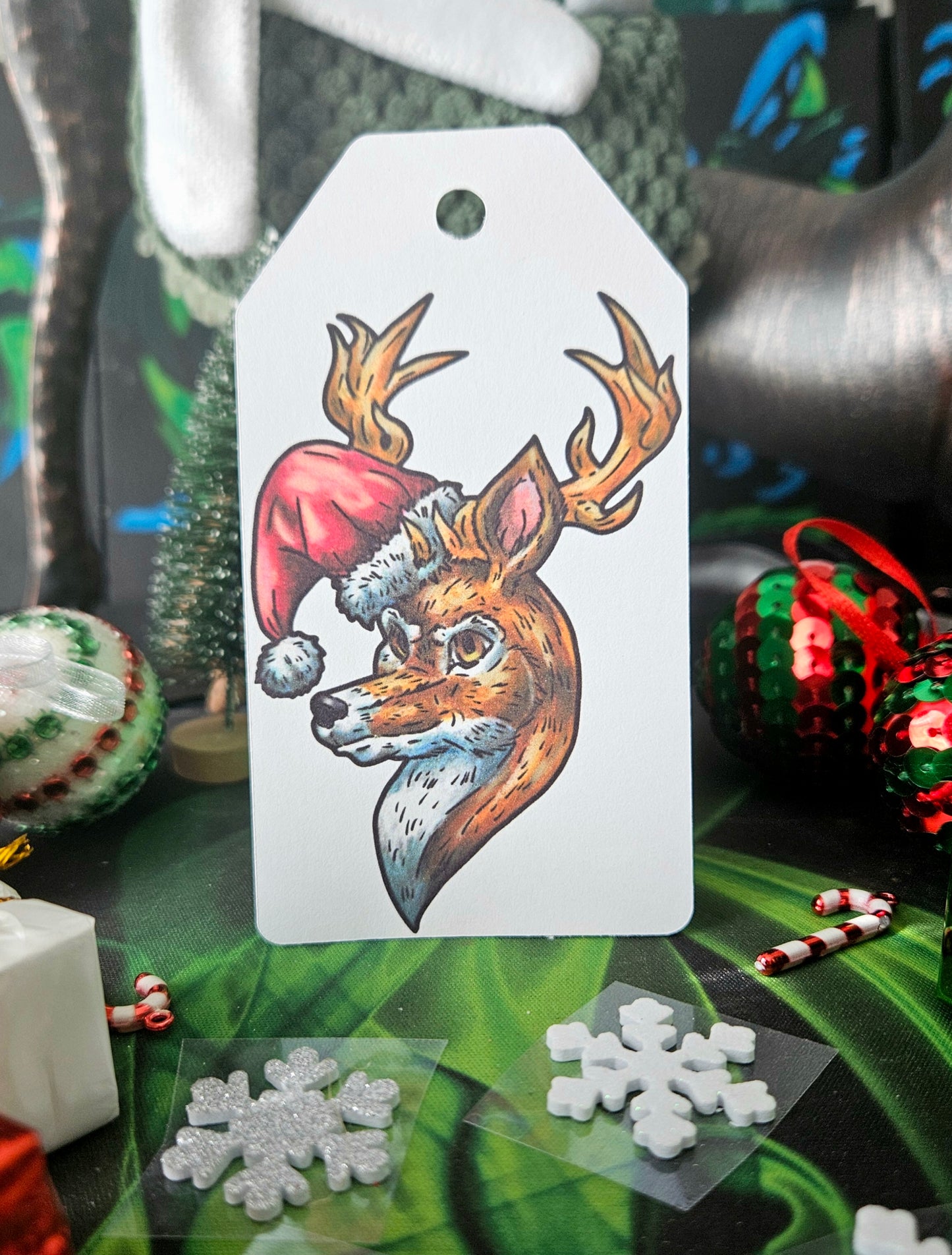 Jingle the Deer Gift Tag