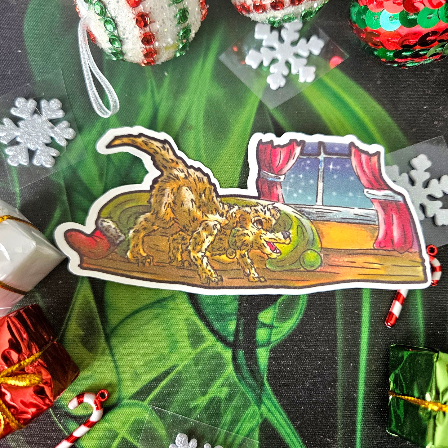 Settia the Dog Full Body Sticker