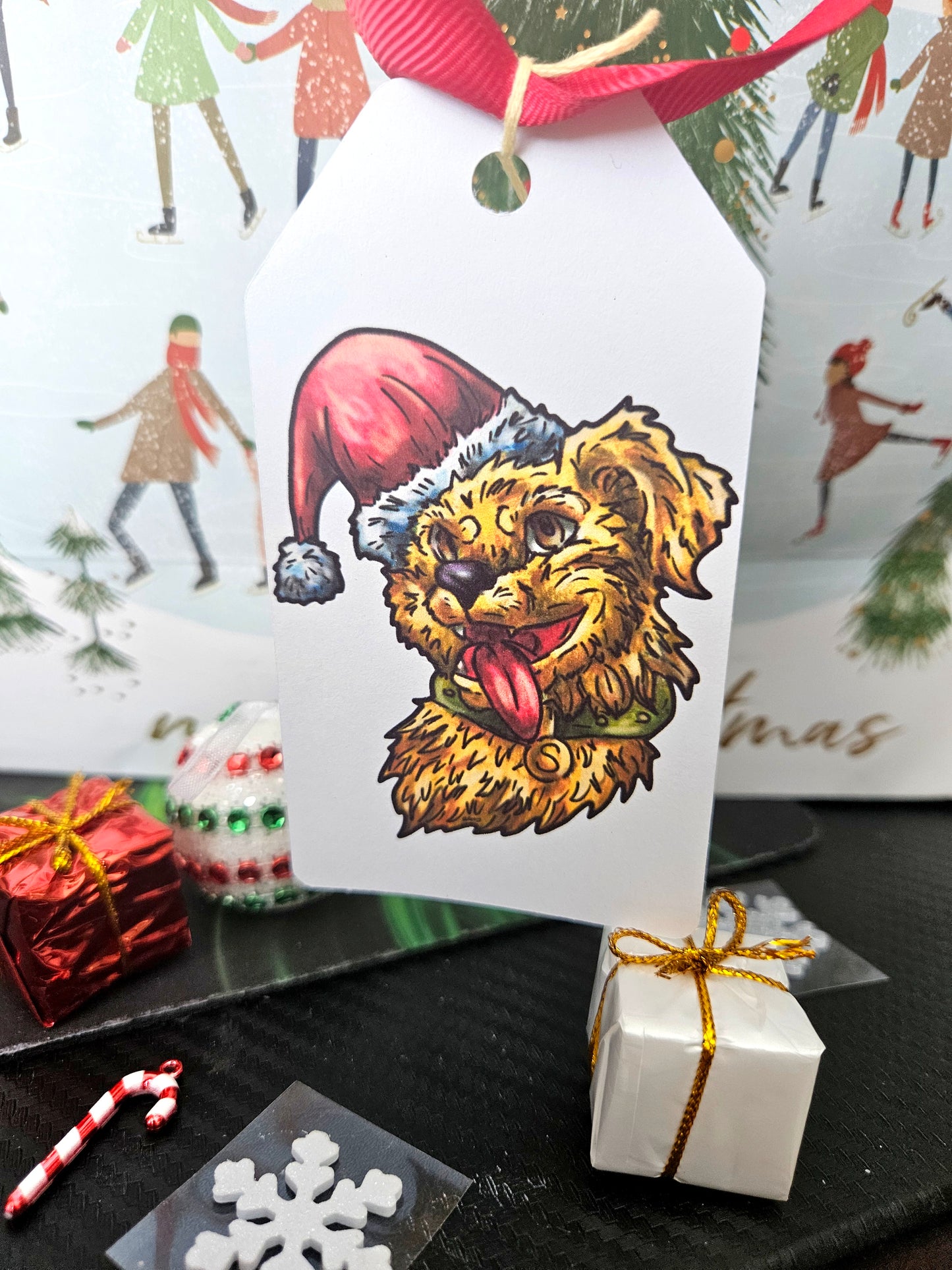 Settia the Dog Gift Tag