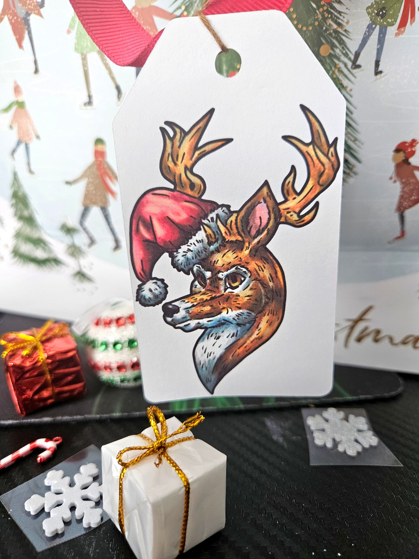 Jingle the Deer Gift Tag