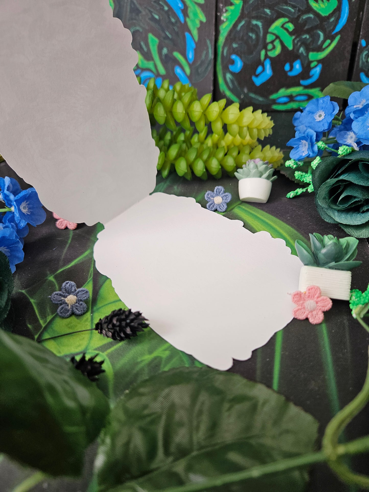 Snowdrop – Winter Fantasy Hedgehog Creature Greeting Card – Cute Mythical Animal Card – Original Fantasy Creature