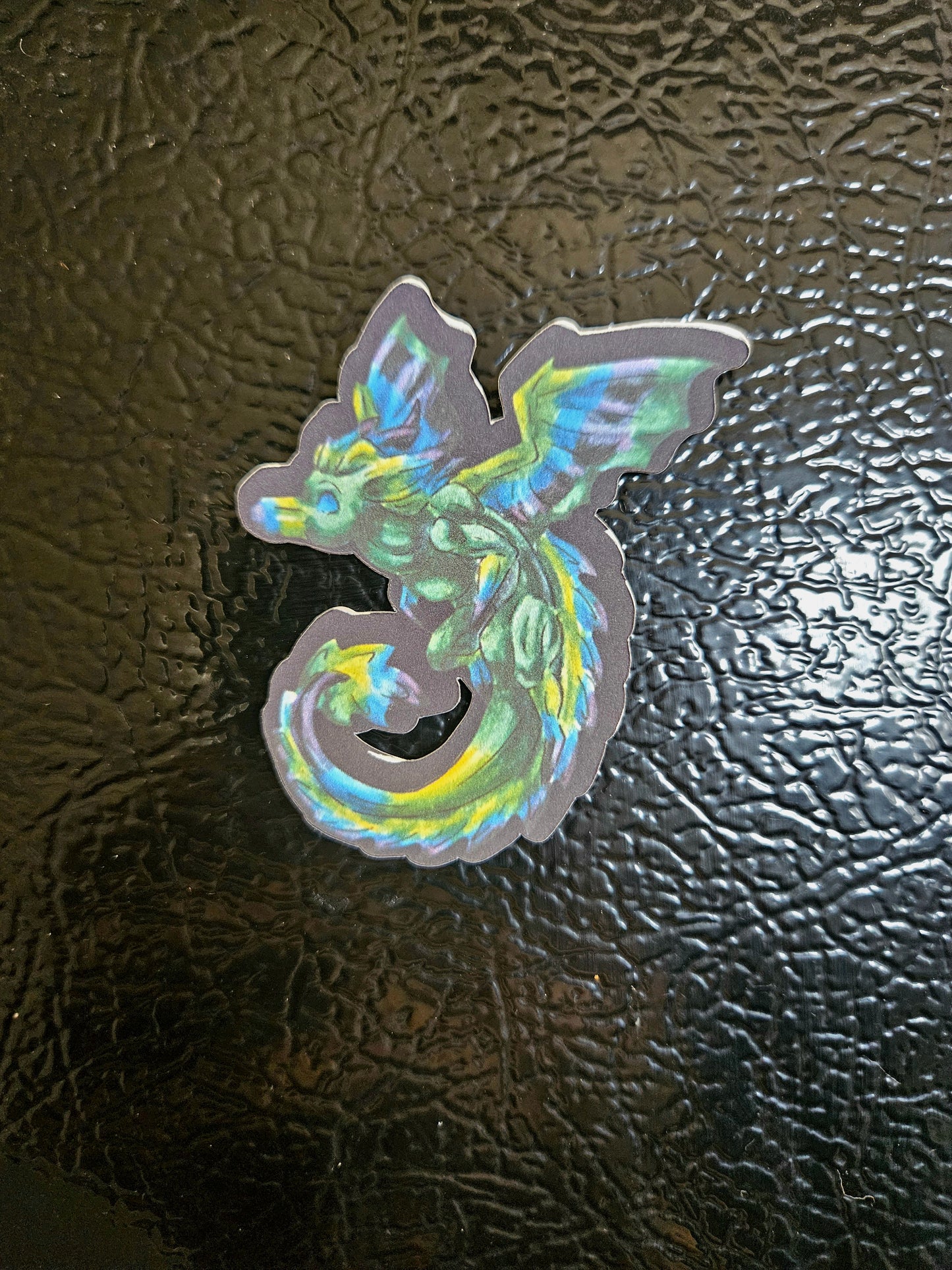 Arlith- Emerald Dragon – Aggressive Green Fantasy Dragon –Dragon Magnets – Mythical Creature– Dragon Lover Gift- Magnets 3pk